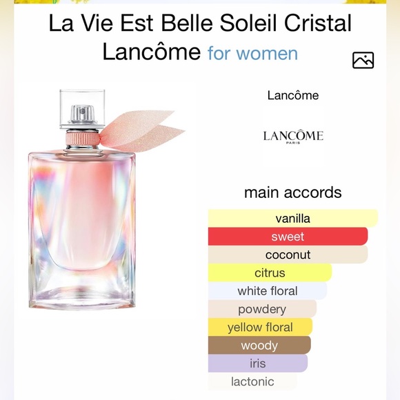 Lancôme La Vie Est Belle Soleil Cristal Eau de Parfum - Picture 3 of 4